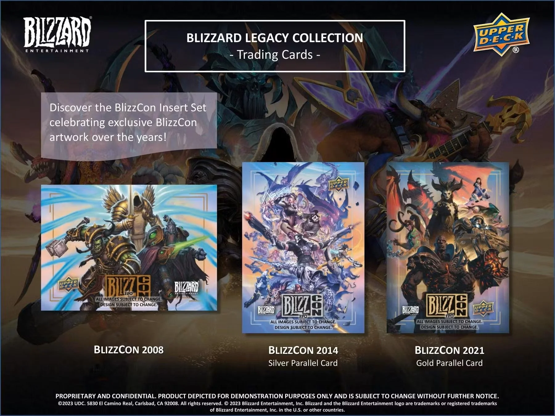 Blizzard Entertainment Legacy Collection Hobby Box (Upper Deck 2023) - Image 6
