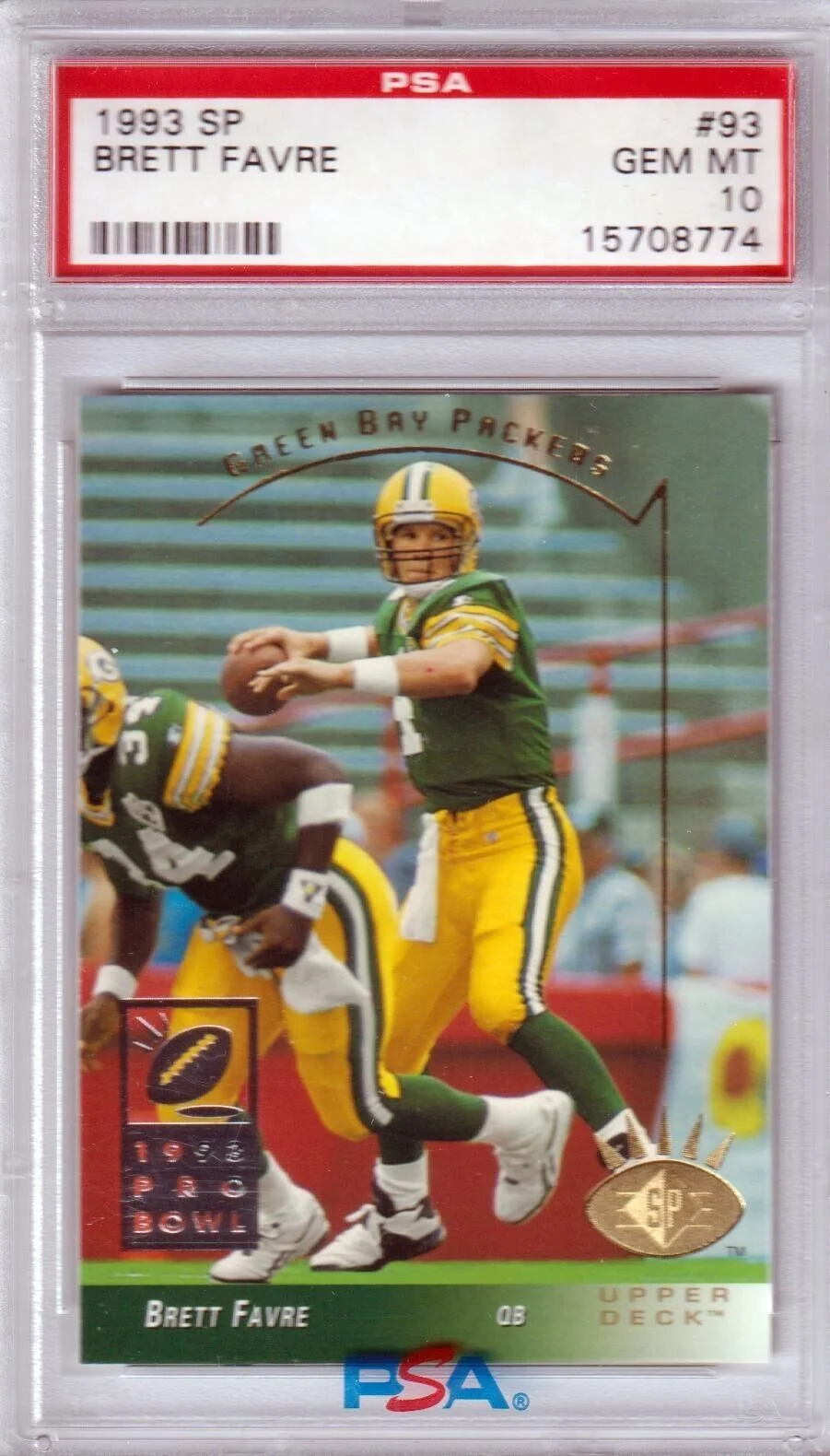 BRETT FAVRE 1993 Upper Deck SP #93 PSA 10 - PACKERS