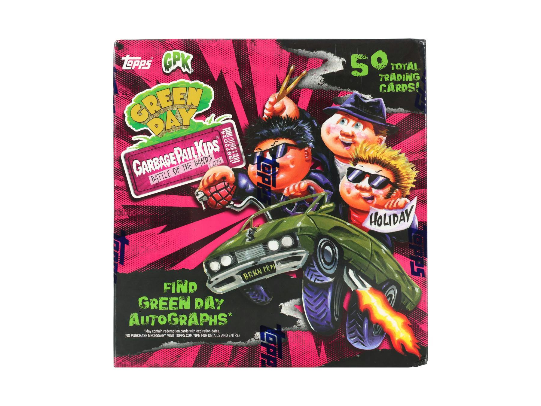 2024 Garbage Pail Kids Battle of the Bands Green Day Hobby Box | Columbia Sports Cards