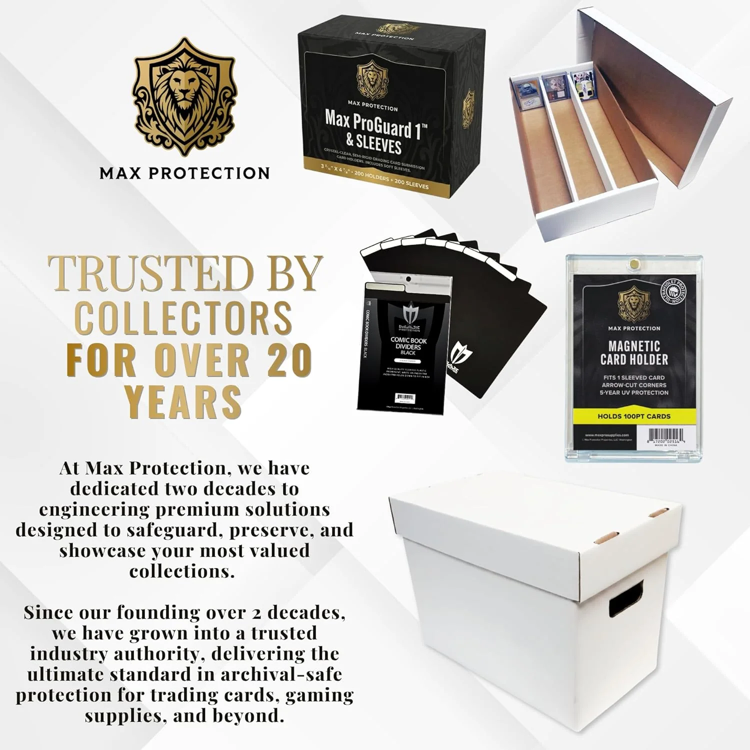 Max Protection Pro-Guard Semi Rigid Card Holders w/Sleeves - 200ct Box - Image 6