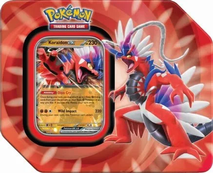 Pokémon Paldea Legends Tin - KORAIDON/MIRAIDON EX