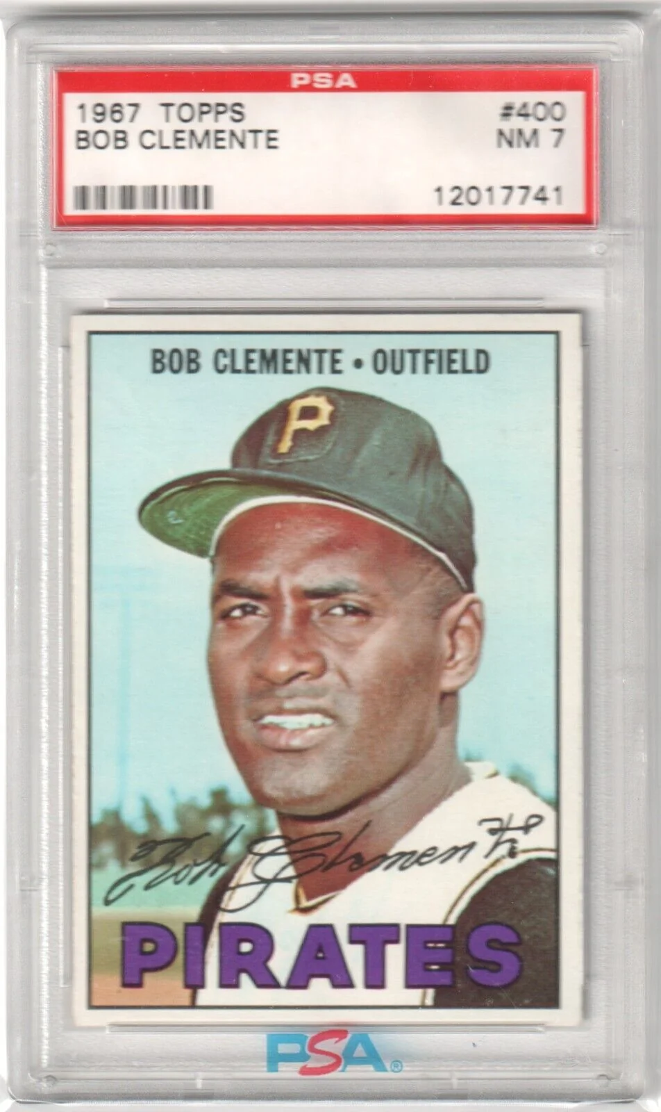 ROBERTO CLEMENTE 1967 Topps #300 PSA 7 EX-MT - PIRATES
